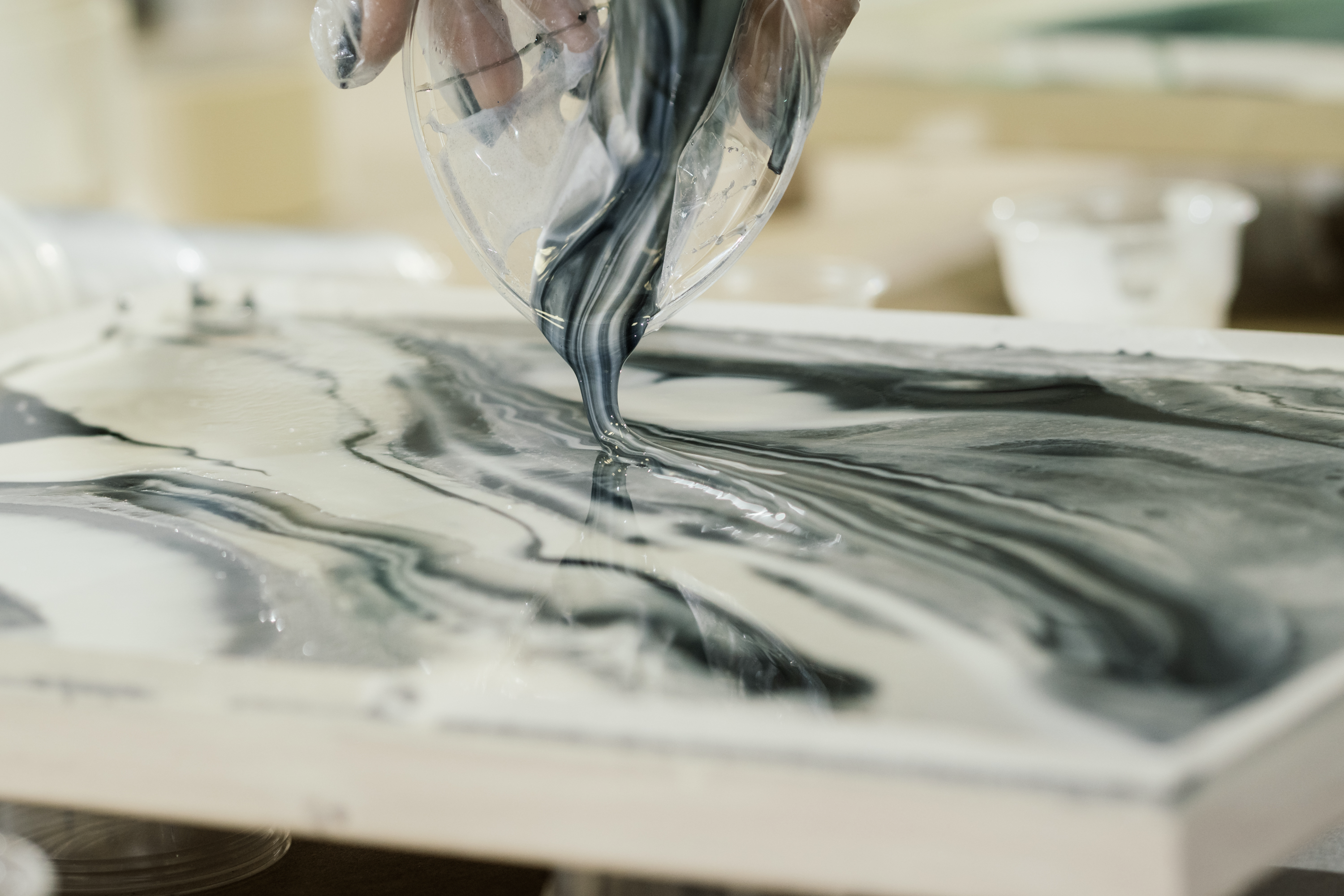leftover paint art